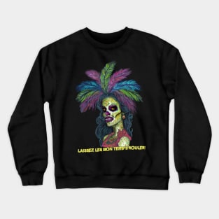 Mardi Gras Zombie Crewneck Sweatshirt